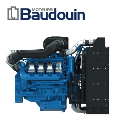 دیزل ژنراتورBaudouin باقدرت 660KVA مدل8M21G660/5