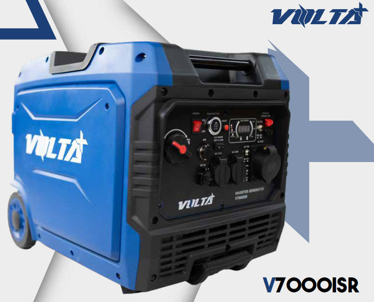 موتورژنراتور6.5KW تکفازبنزین سوز اینورتر-سوپرسایلنت برند VOLTA