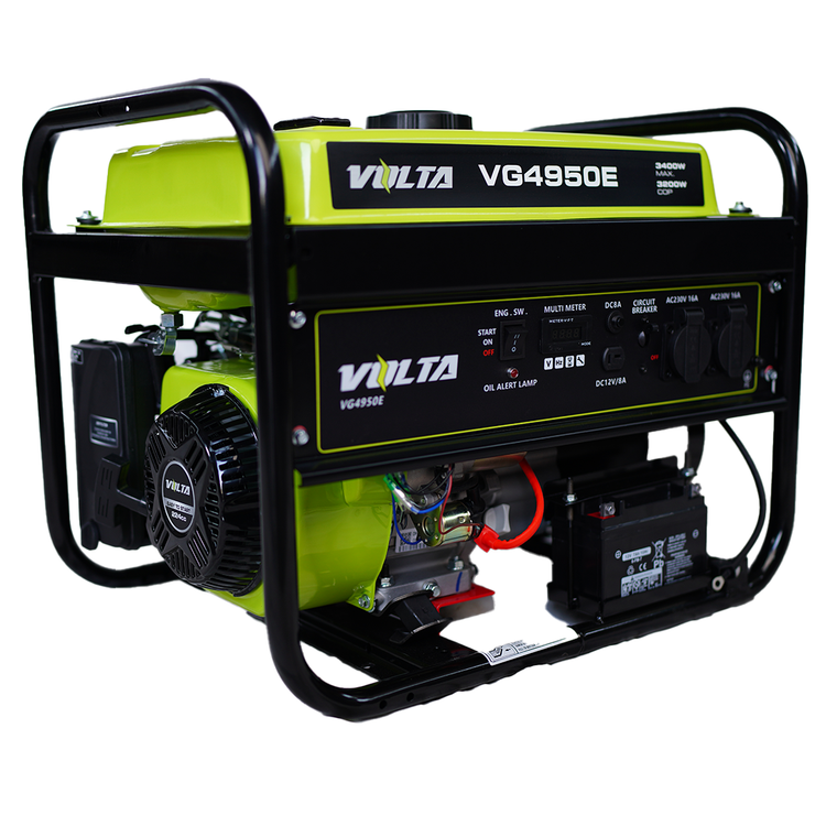 موتورژنراتور3.4KW تکفازبنزین سوز برند VOLTA